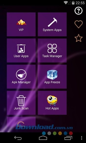Giao diện ứng dụng Root App Deleter
