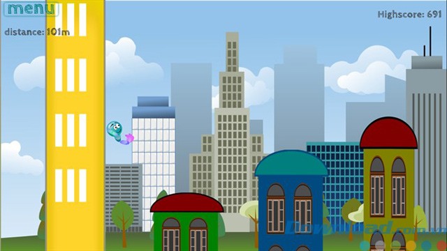 Đu dây trong thành phố