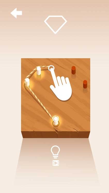 Game giải đố gây nghiện trên iPhone/iPad - Rope 'n' Roll