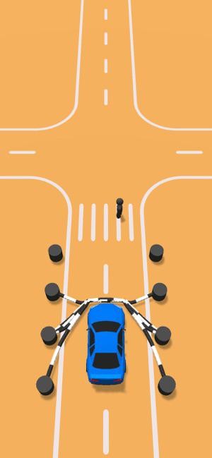 Ngăn cản chiếc xe đang lao tới