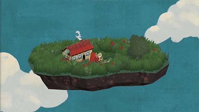 Cùng chú ếch cắt cỏ và trang trí hòn đảo trong khi làm việc, thư giãn trên máy tính