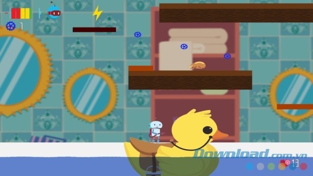 Biến đồ vật thành phương tiện di chuyển tiện dụng trong game hành động đi cảnh mới ROTii cho máy tính