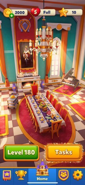 Trang trí lâu đài của nhà vua