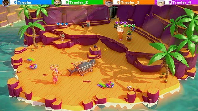 Cảm nhận sức nóng của mùa hè trong đấu trường bãi biển dành cho 4 người