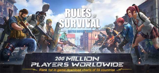 Cập nhật Rules of Survival cho iOS mới nhất