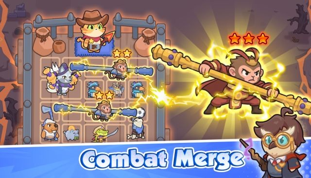 Lối chơi phòng thủ sắp xếp trận hình và hợp nhất đơn vị đơn giản