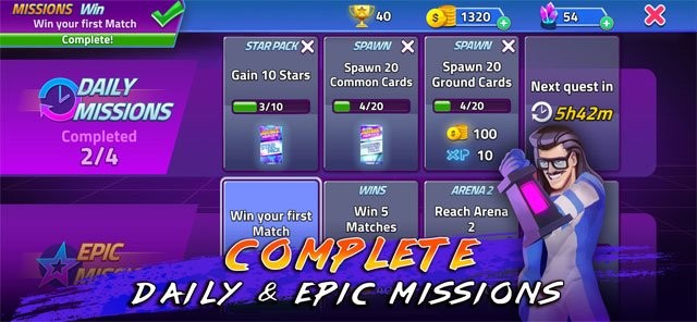 Hoàn thành các nhiệm vụ thường ngày để nhận phần thưởng