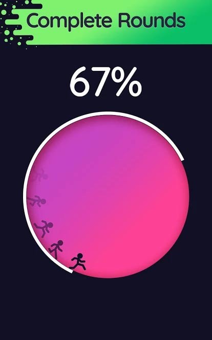 Hoàn thành vòng tròn với bước chạy của mình