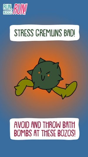 Tránh và ném bom nhà tắm vào quái vật