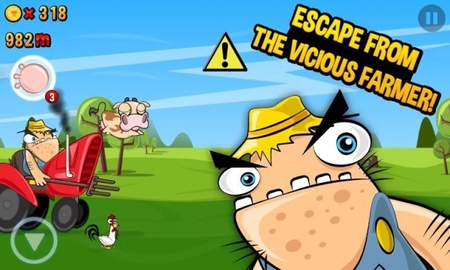 Giúp bò sữa chạy trốn khỏi sự truy đuổi của những người nông dân độc ác