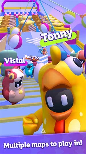 Chạy đua trên nhiều bản đồ ngộ nghĩnh