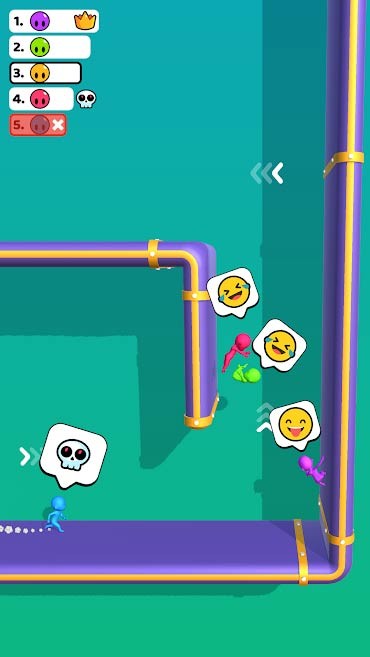 Đường đua của Run Race 3D có thiết kế vô cùng độc đáo