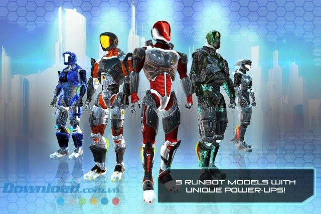 Nâng cấp nhân vật trong game RunBot