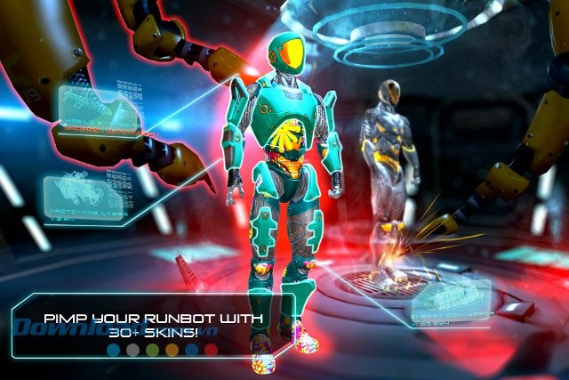 Đồ họa đỉnh cao trong game RunBot