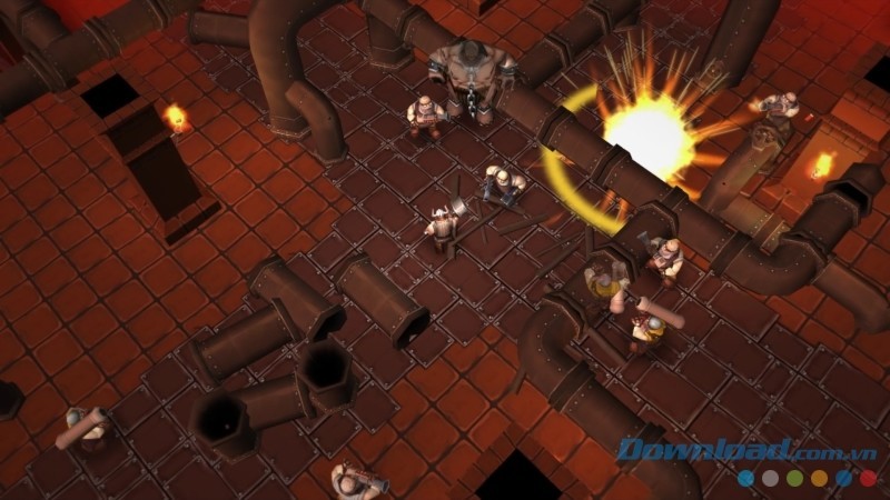 Giao diện chính của game chặt chém Runic Rampage cho Windows, Mac và Linux