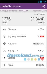 Runtastic Pedometer for Android