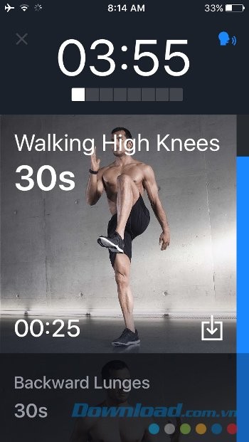 Tập thể hình qua video HD