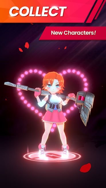 Thu thập nhiều nhân vật mới