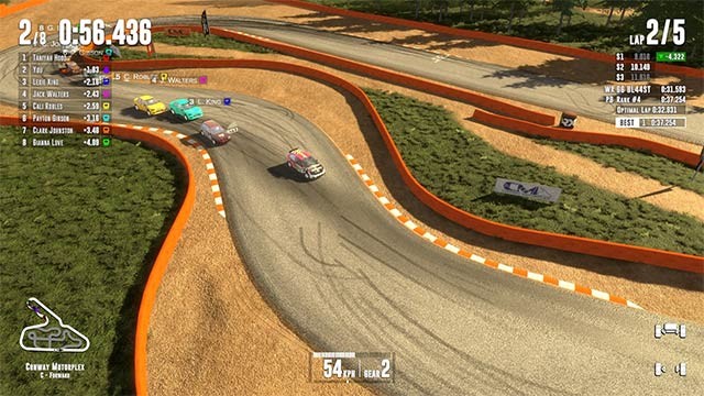 Lựa chọn các chế độ đua đa dạng trong khi chơi Rally Cross Challenge game