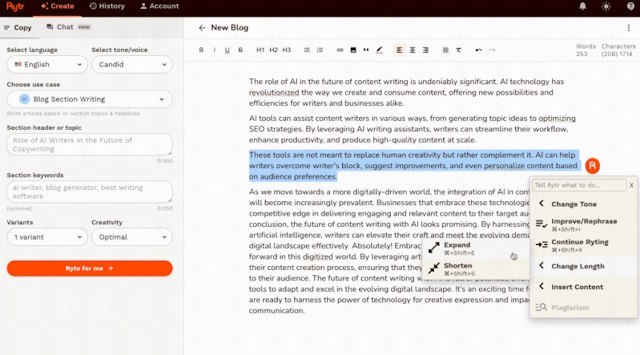 Text Inflator biến các câu ngắn thành các đoạn văn chi tiết hơn