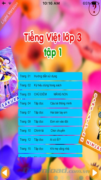 Tiếng Việt lớp 3 Tập 1