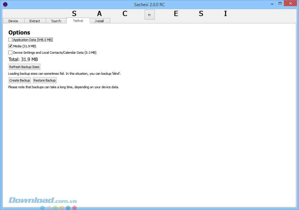 Sao lưu dữ liệu