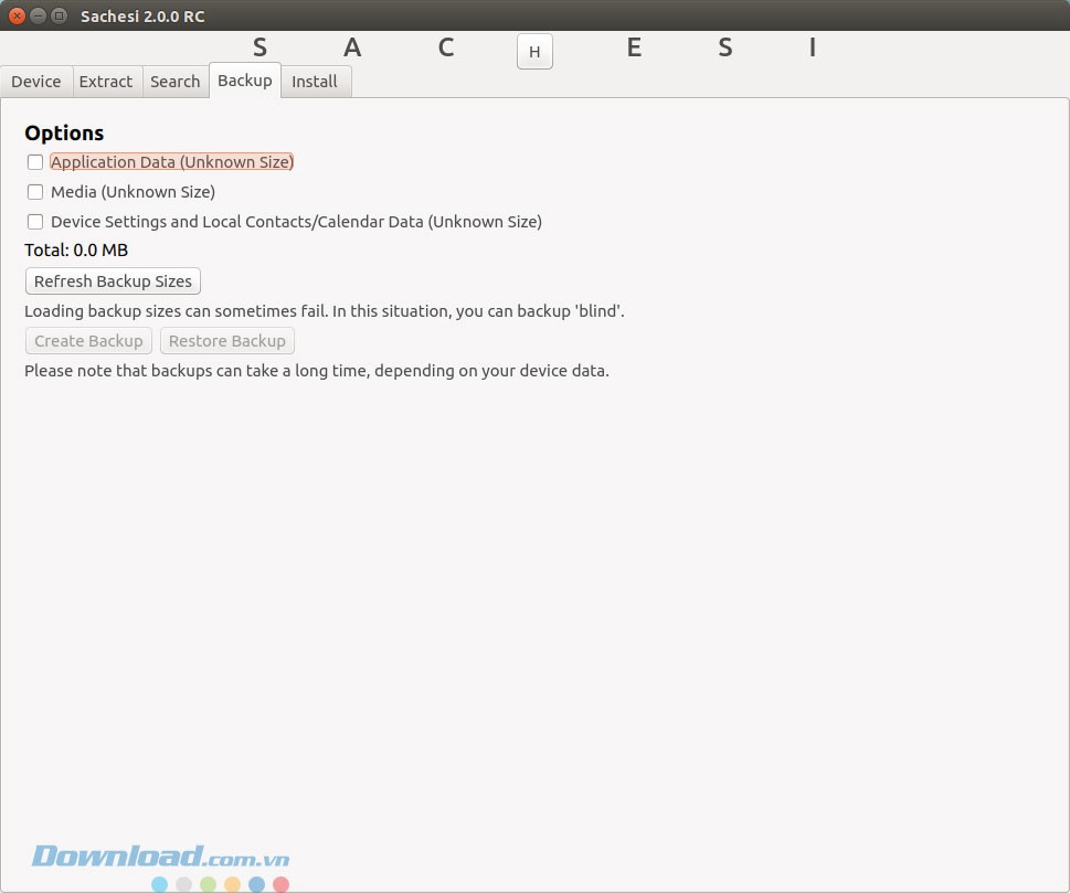 Sao lưu dữ liệu điện thoại