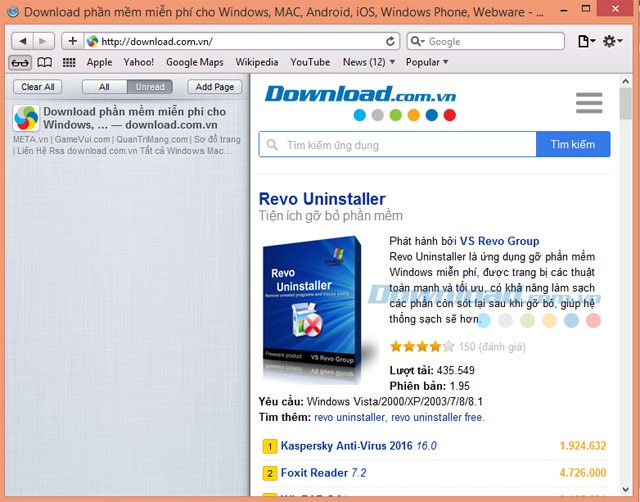 Tính năng Reading List