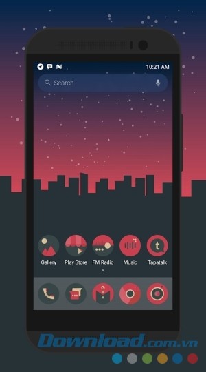 Gói biểu tượng ứng dụng Sagon Circle Icon Pack cho Android