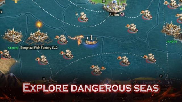 Khám phá những vùng biển nguy hiểm trong game Sailing Empire