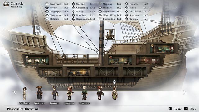 Sử dụng chiến lược thông minh để tuyển dụng thủy thủ, khám phá đại dương, tìm kho báu và hơn thế