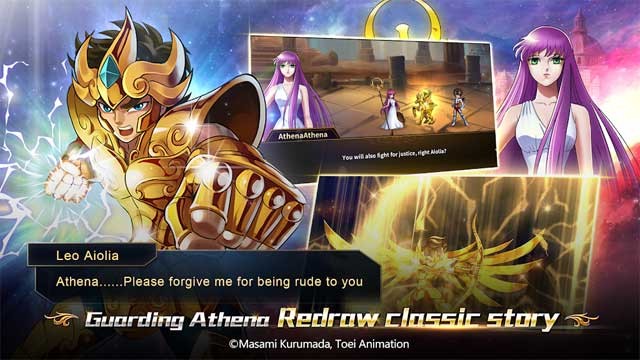 Bảo vệ nữ thần Athena và một lần nữa tái hiện lại câu chuyện huyền thoại của bộ truyện Áo Giáp Vàng