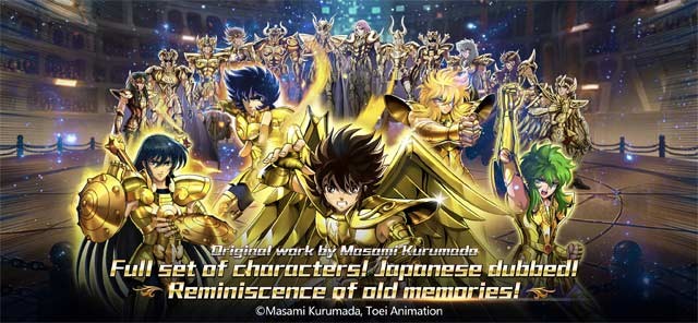 Dàn nhân vật trong series anime Saint Seiya đều có mặt trong Saint Seiya: Galaxy Spirits