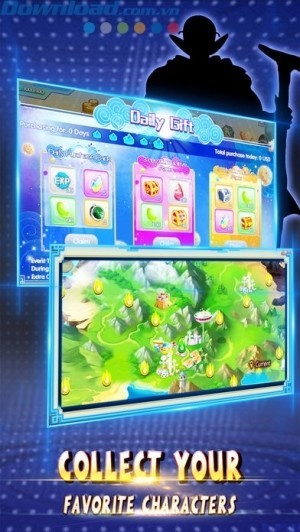 Thu thập các nhân vật yêu thích