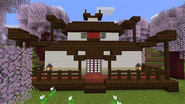 Một trong những địa điểm nổi bật nhất trong Mod Sakura Forest là Dojo