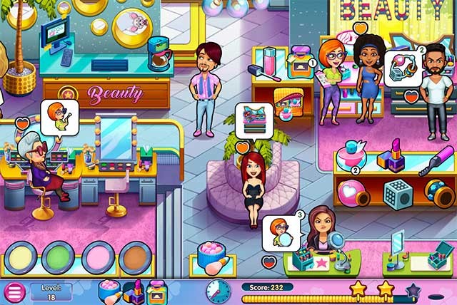 Game mô phỏng cuộc sống chân thực - Sally's Salon: Kiss & Make-up