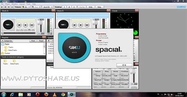 SAM DJ là phần mềm DJ chuyên nghiệp, đầy đủ tính năng