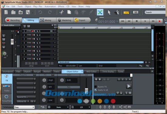 Samplitude Music Studio 2013