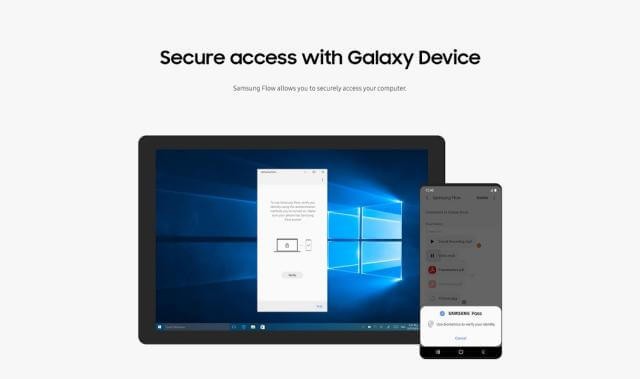 Samsung Flow kết nối bảo mật giữa các thiết bị Galaxy và máy tính bảng, PC