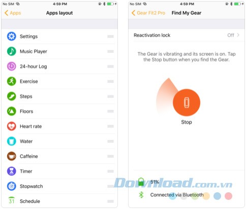 Tận hưởng các tính năng và ứng dụng đã được cài đặt