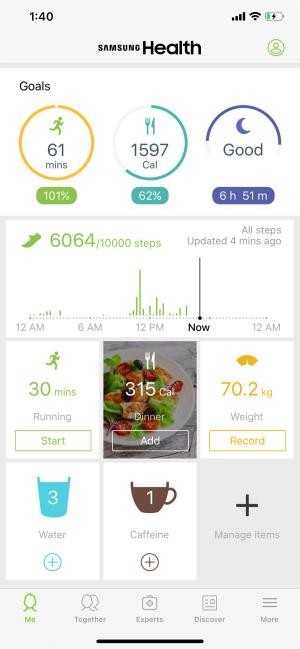 Samsung Health là ứng dụng sức khỏe cần thiết dành cho mọi người