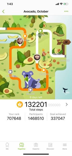 So sánh kết quả tập luyện của bạn với mọi người