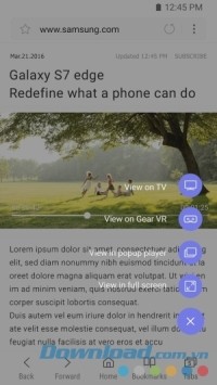 Samsung Internet Browser Beta cho Android rất giàu tính năng