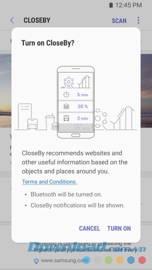 Samsung Internet Browser Beta cho Android tích hợp closeby