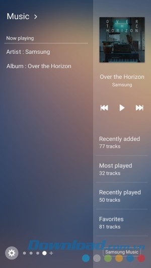 Giao diện Samsung Music cho Android