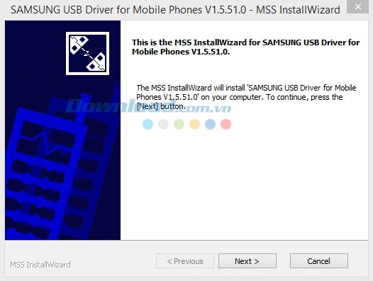 Cài đặt Samsung USB Driver for Mobile Phones