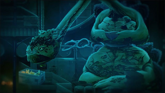 Tương tác với sinh vật dưới biển và các nhân vật khác trong khi khám phá môi trường xung quanh