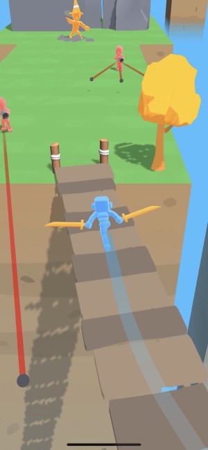 Điều khiển nhân vật Samurai đi chặt chém mọi thứ trong game Samurai Flash