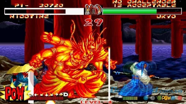 Samurai Shodown II cho Android thử thách kỹ năng kiếm khách của người chơi qua nhiều màn đấu boss gay cấn