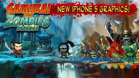 Samurai vs Zombies Defense for iOS